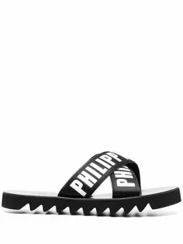 Шлепанцы TM Gummy Philipp Plein, черный
