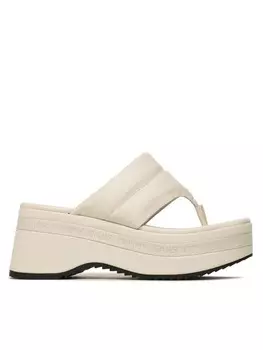 Шлепанцы Tommy Jeans Chancletas Sandal Padded, бежевый