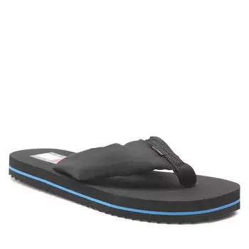 Шлепанцы Tommy Jeans FlagEva Beach, черный