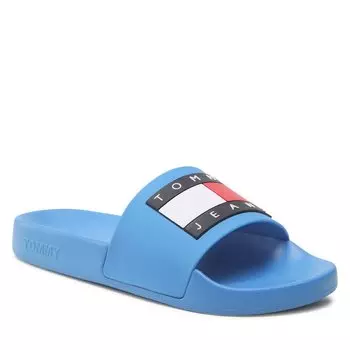 Шлепанцы Tommy Jeans FlagPool Sld, синий