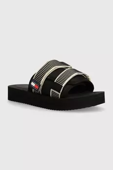 Шлепанцы Tommy Jeans TJM SANDAL CASUAL, черный