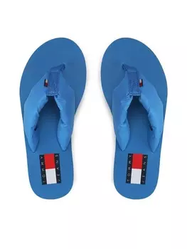 Шлепанцы Tommy Jeans Webbing Mid Beach Sndl Nw Strip EN0EN02114, синий