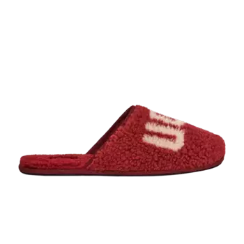 Шлепанцы UGG Scuff Slipper Curly Graphic - Red Wine, красный