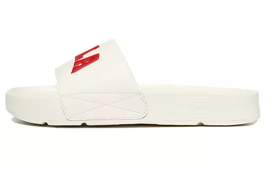 Шлепанцы Uni Drifter унисекс, кремово-белые/красные Fila