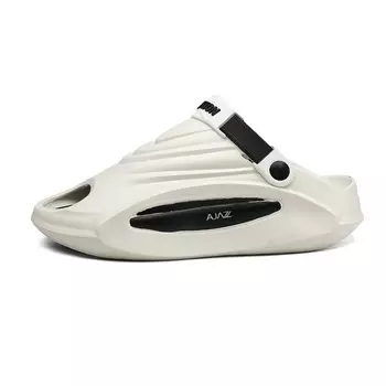 Шлепанцы унисекс Ajpap, белый/черный