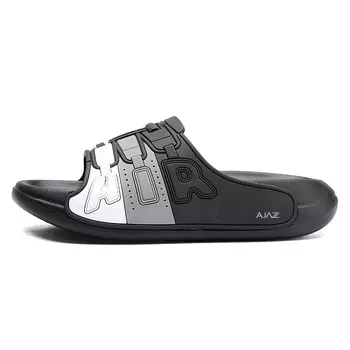 Шлепанцы унисекс Ajpap, черный/красный