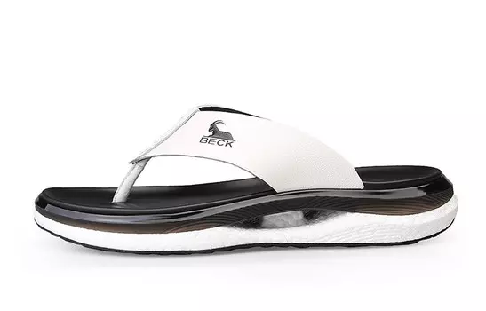 Шлепанцы унисекс Beck, белый