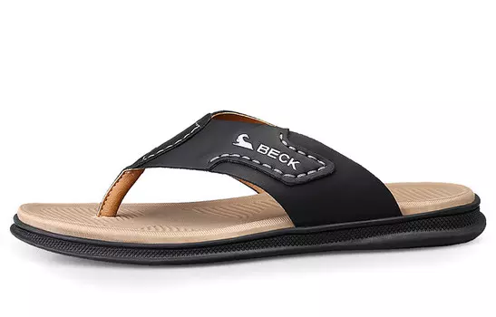Шлепанцы унисекс Beck, черный