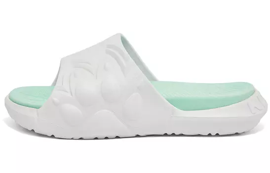 Шлепанцы унисекс белые/зеленые Kelme