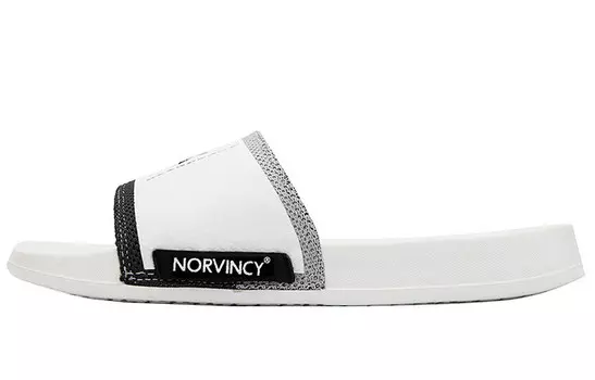 Шлепанцы унисекс белый Norvincy