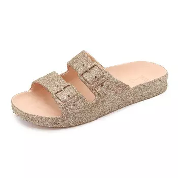 Шлепанцы унисекс бежевый Cacatos