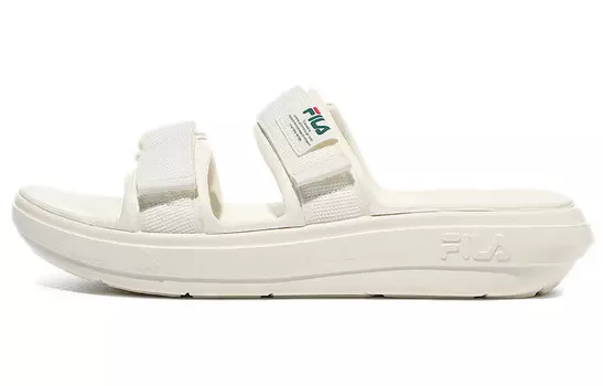 Шлепанцы унисекс бежевый Fila