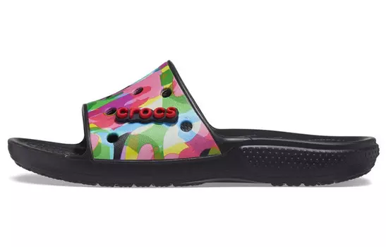 Шлепанцы унисекс черные Crocs