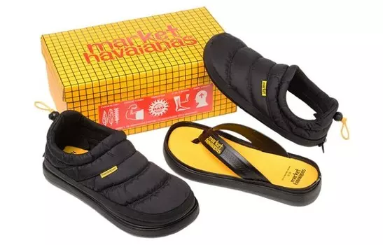 Шлепанцы унисекс черные Havaianas