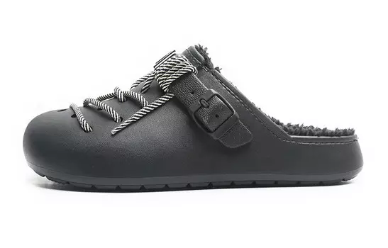 Шлепанцы унисекс черные Jifffly