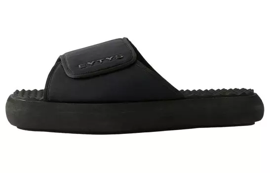 Шлепанцы унисекс черный Eytys