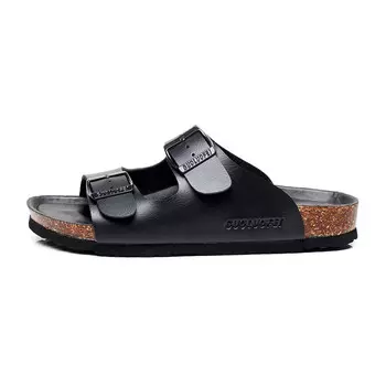 Шлепанцы унисекс черный Golofi