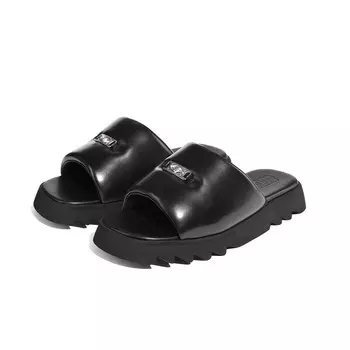 Шлепанцы унисекс черный Kami Anger