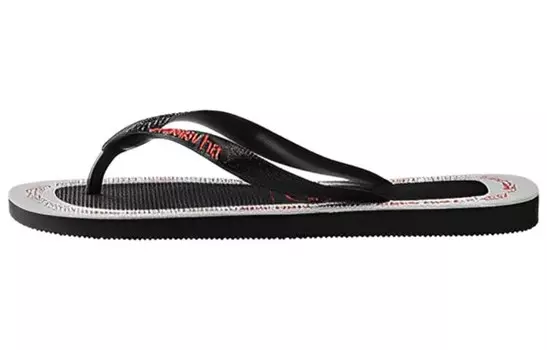 Шлепанцы унисекс черный/красный Havaianas
