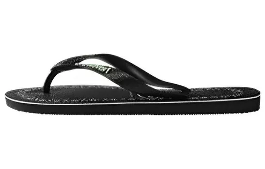 Шлепанцы унисекс черный/зеленый Havaianas