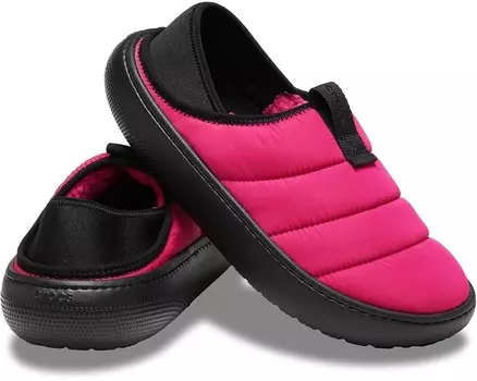 Шлепанцы Unisex Crocs Classic Puff Moc, цвет Dragon Fruit/Multi