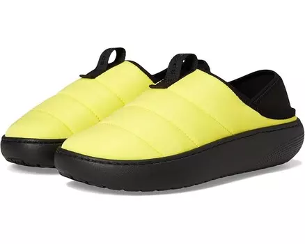 Шлепанцы Unisex Crocs Classic Puff Moc, цвет Cyber Yellow/Multi
