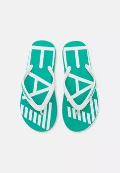 Шлепанцы UNISEX EA7 Emporio Armani, цвет spectra green/white