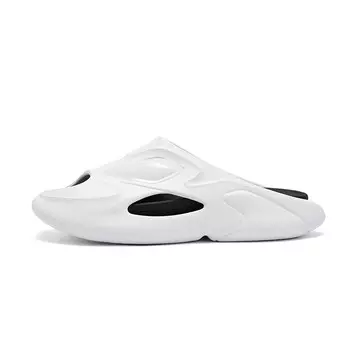 Шлепанцы унисекс Factorial, белый/черный