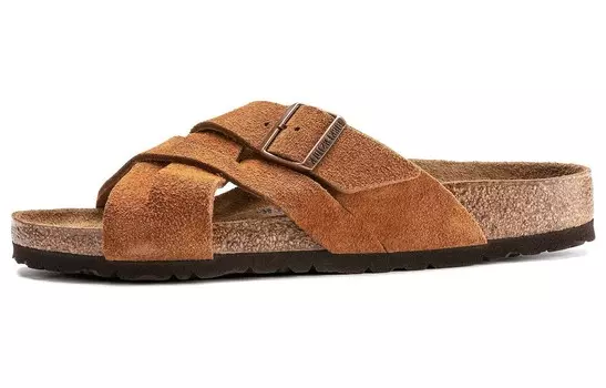Шлепанцы унисекс коричневые Birkenstock