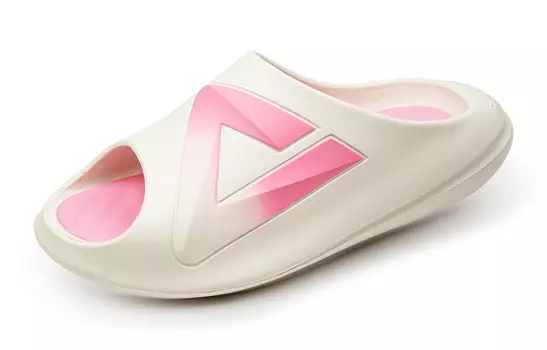 Шлепанцы унисекс кремово-белый/пудровый Peak