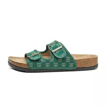 Шлепанцы унисекс Oubt, зеленый