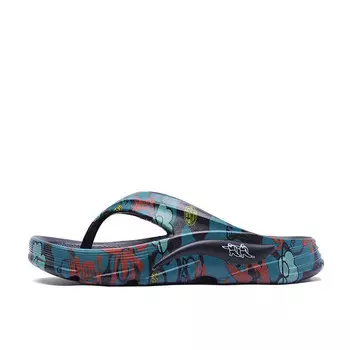 Шлепанцы унисекс Paco Races, бежевый/зеленый