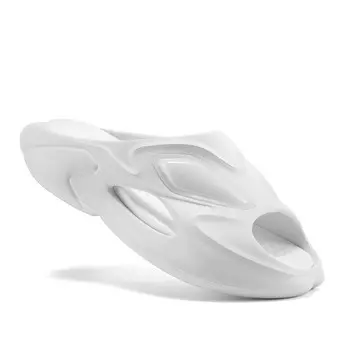 Шлепанцы унисекс перламутровый белый Bigwasp