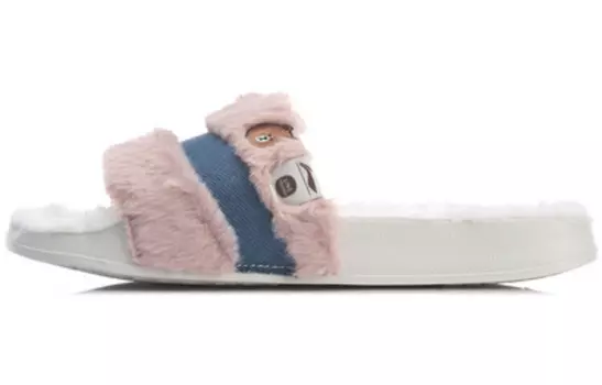 Шлепанцы унисекс персиковый Lining