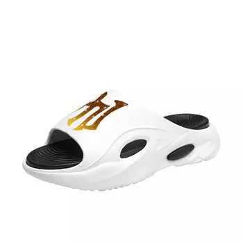 Шлепанцы унисекс Pnj, черный/белый