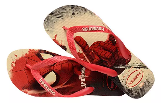 Шлепанцы унисекс подглазурные красные Havaianas