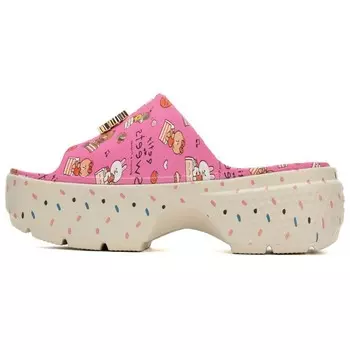 Шлепанцы унисекс розовые Crocs