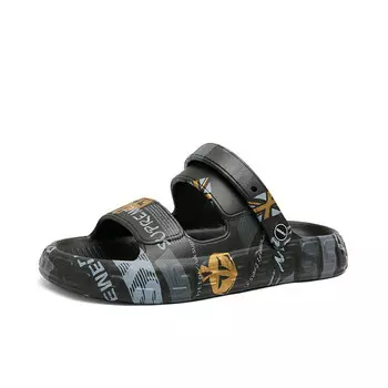 Шлепанцы унисекс Run Manner, черный