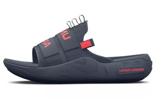Шлепанцы унисекс серые Under Armour
