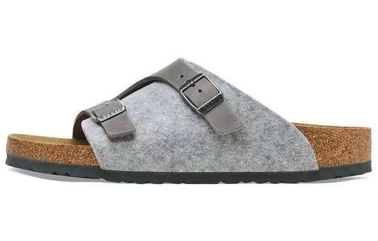 Шлепанцы унисекс светло-серые Birkenstock