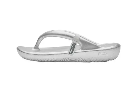 Шлепанцы унисекс Taw&Toe, серебряный