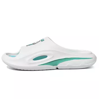 Шлепанцы унисекс Tcellars, белый/зеленый