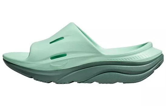 Шлепанцы унисекс зеленые Hoka One One