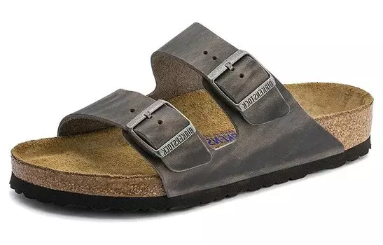 Шлепанцы унисекс железно-серый Birkenstock
