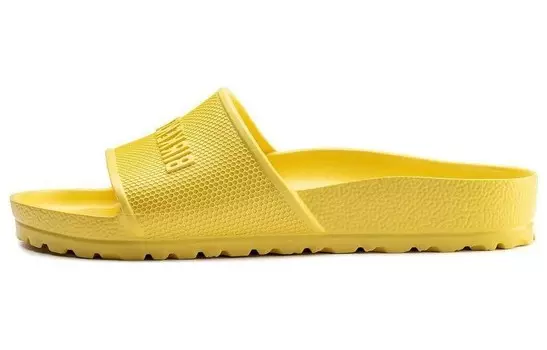 Шлепанцы унисекс желтые Birkenstock