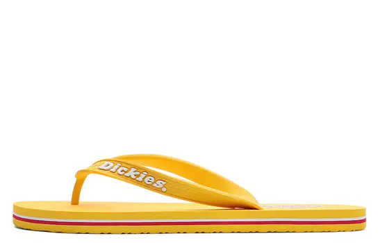 Шлепанцы унисекс желтые Dickies