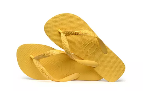 Шлепанцы унисекс желтые Havaianas