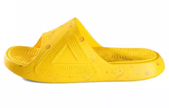 Шлепанцы унисекс желтые Peak