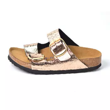 Шлепанцы унисекс золотисто-желтый Boku