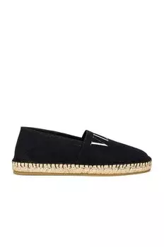 Шлепанцы Valentino Garavani Valentino Espadrillas, цвет Nero & Bianco